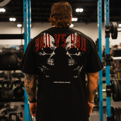 You vs You - Premium Oversized Tee by Tango Charlie Apparel