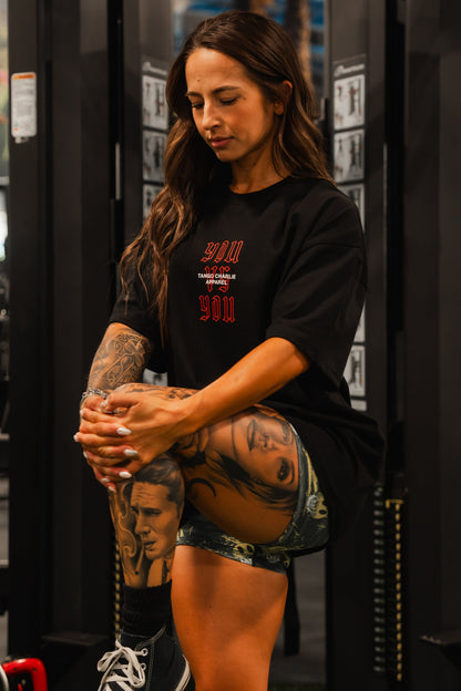 You vs You - Premium Oversized Tee by Tango Charlie Apparel