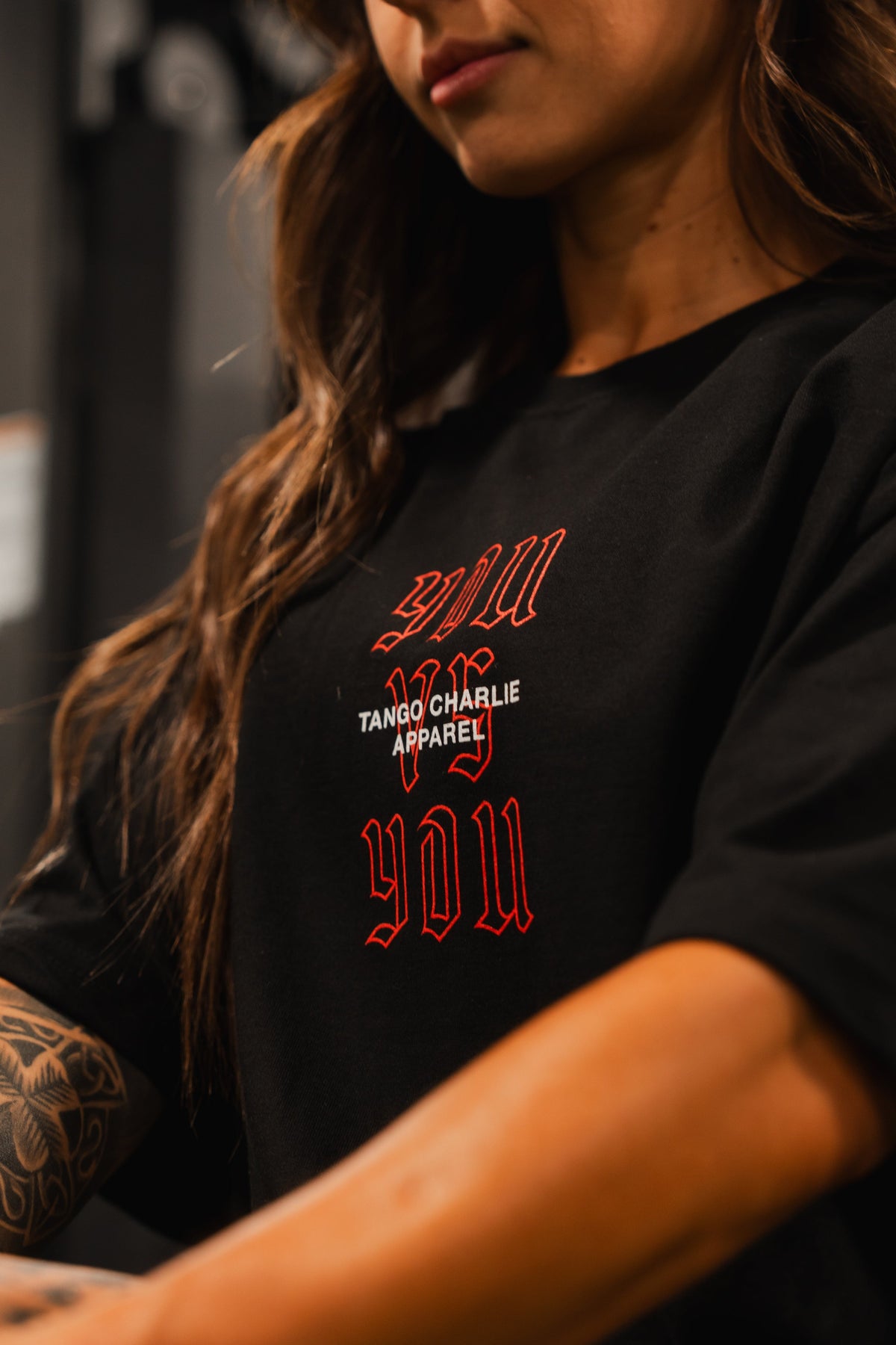 You vs You - Premium Oversized Tee by Tango Charlie Apparel