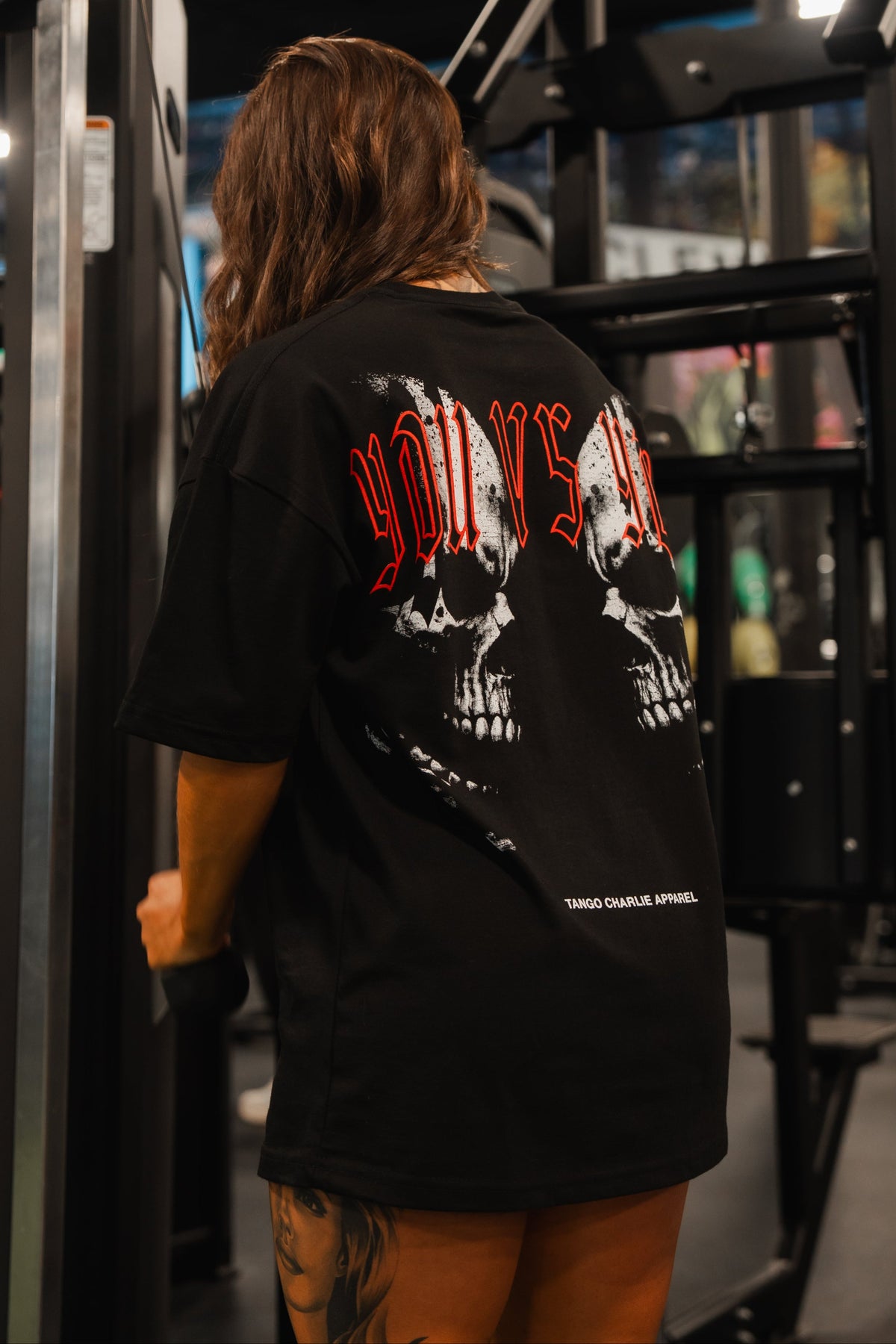 You vs You - Premium Oversized Tee by Tango Charlie Apparel