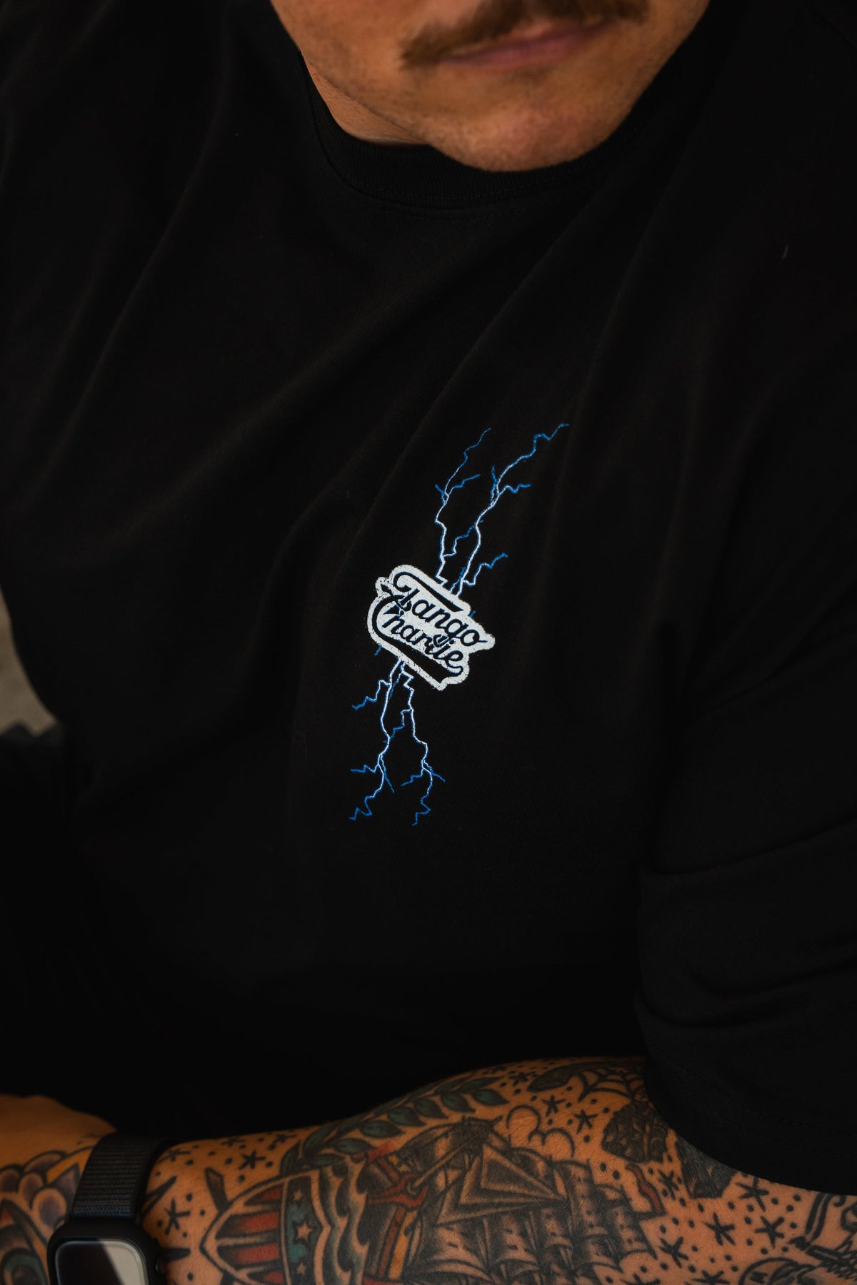 Locked In - Premium Oversized Tee by Tango Charlie Apparel