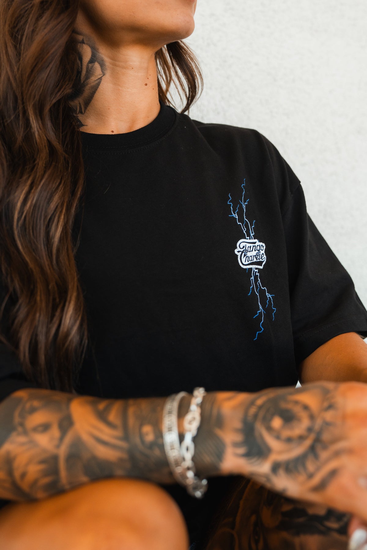 Locked In - Premium Oversized Tee by Tango Charlie Apparel