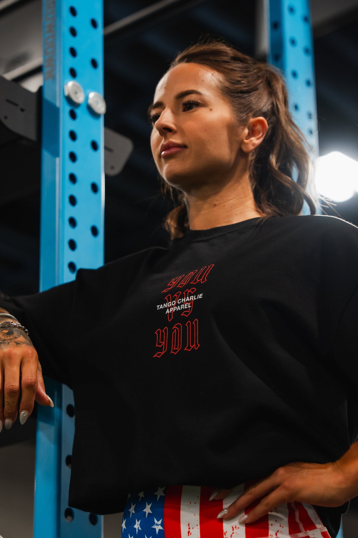 You vs You - Premium Oversized Tee by Tango Charlie Apparel