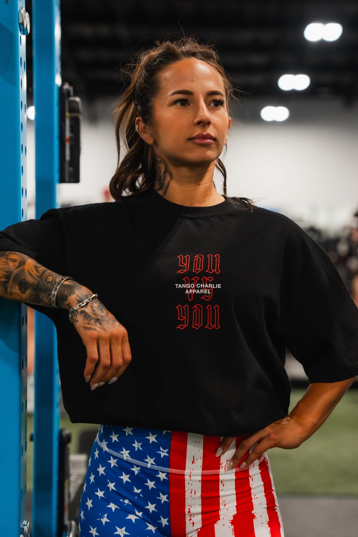 You vs You - Premium Oversized Tee by Tango Charlie Apparel