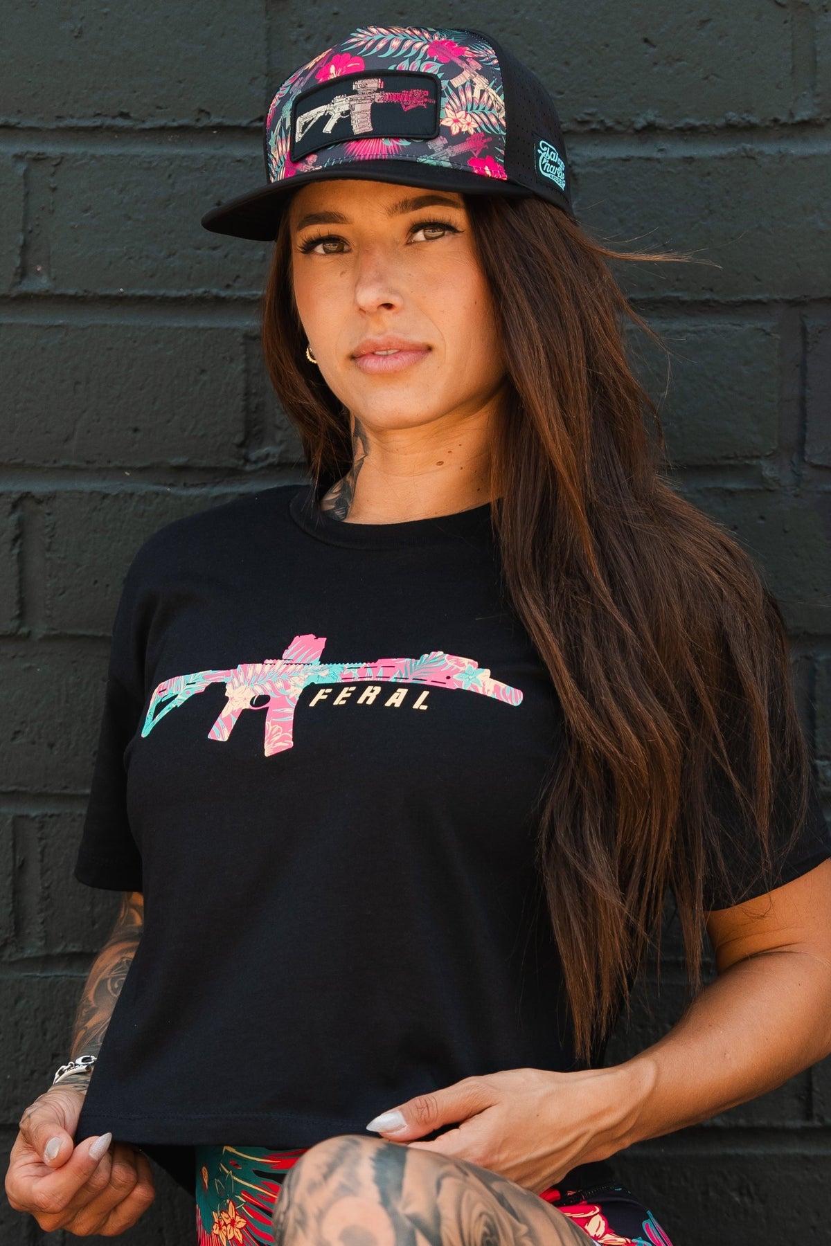 Tropical Assassin Hydro - Snapback Hat by Tango Charlie Apparel