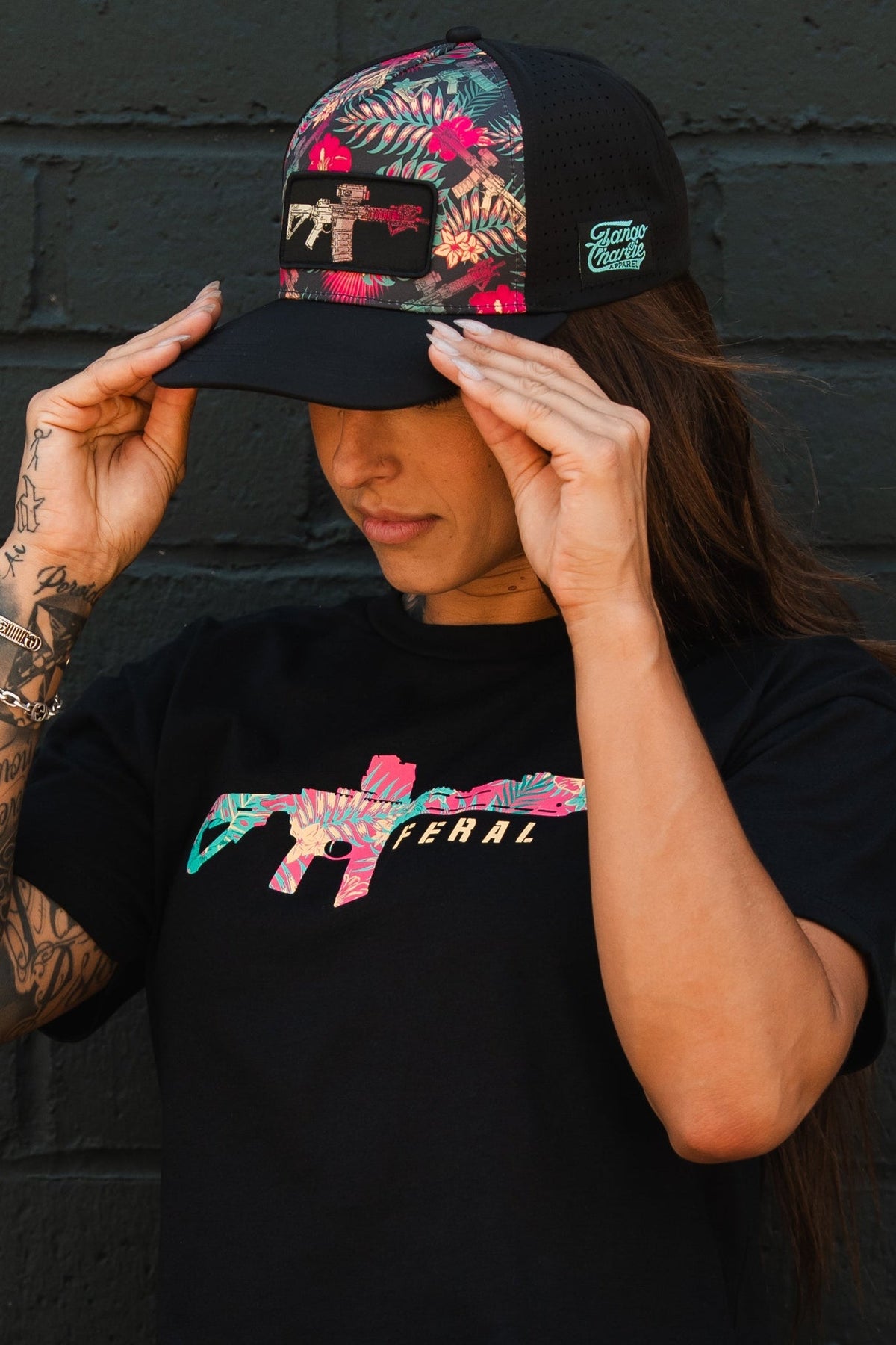 Tropical Assassin Hydro - Snapback Hat by Tango Charlie Apparel