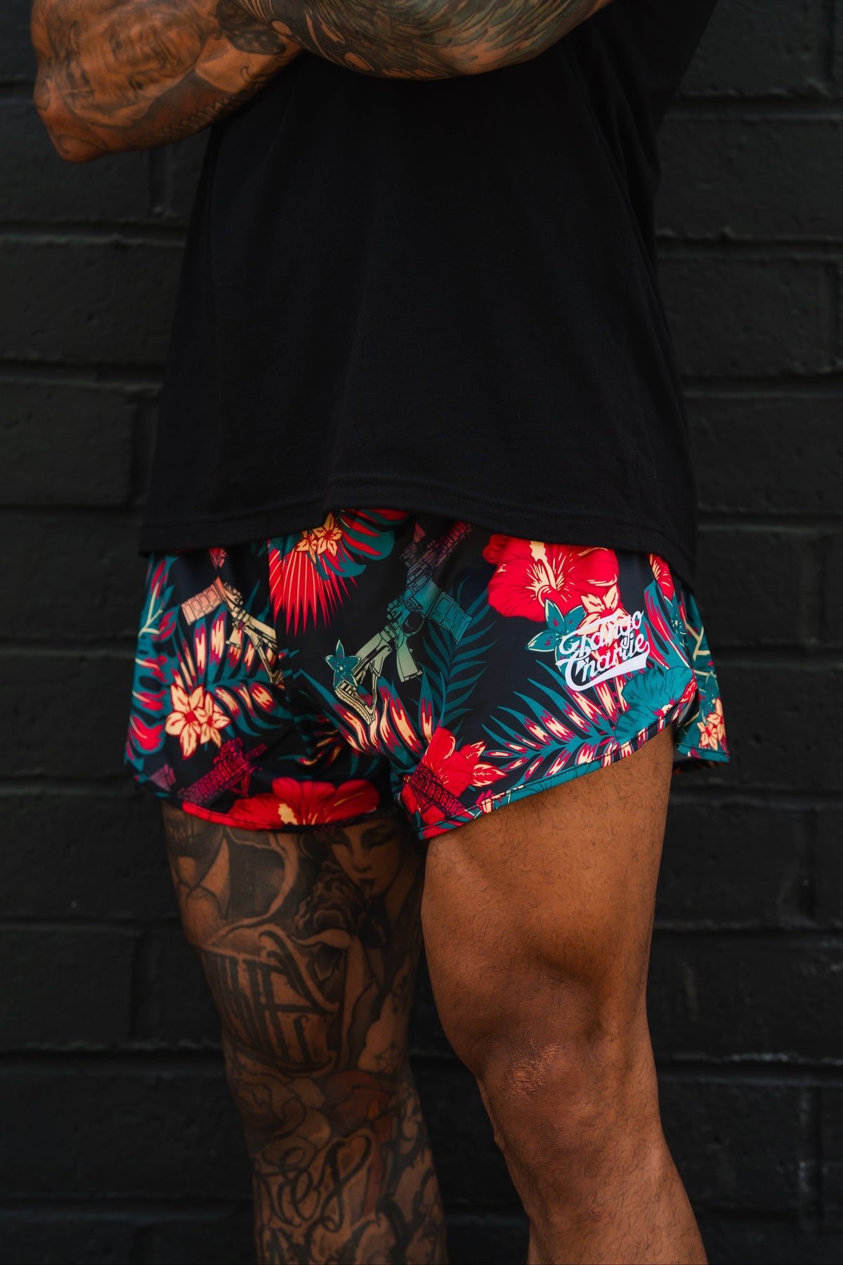 Men's Silkie Shorts | 2.5"- Tropical Assassin by Tango Charlie Apparel