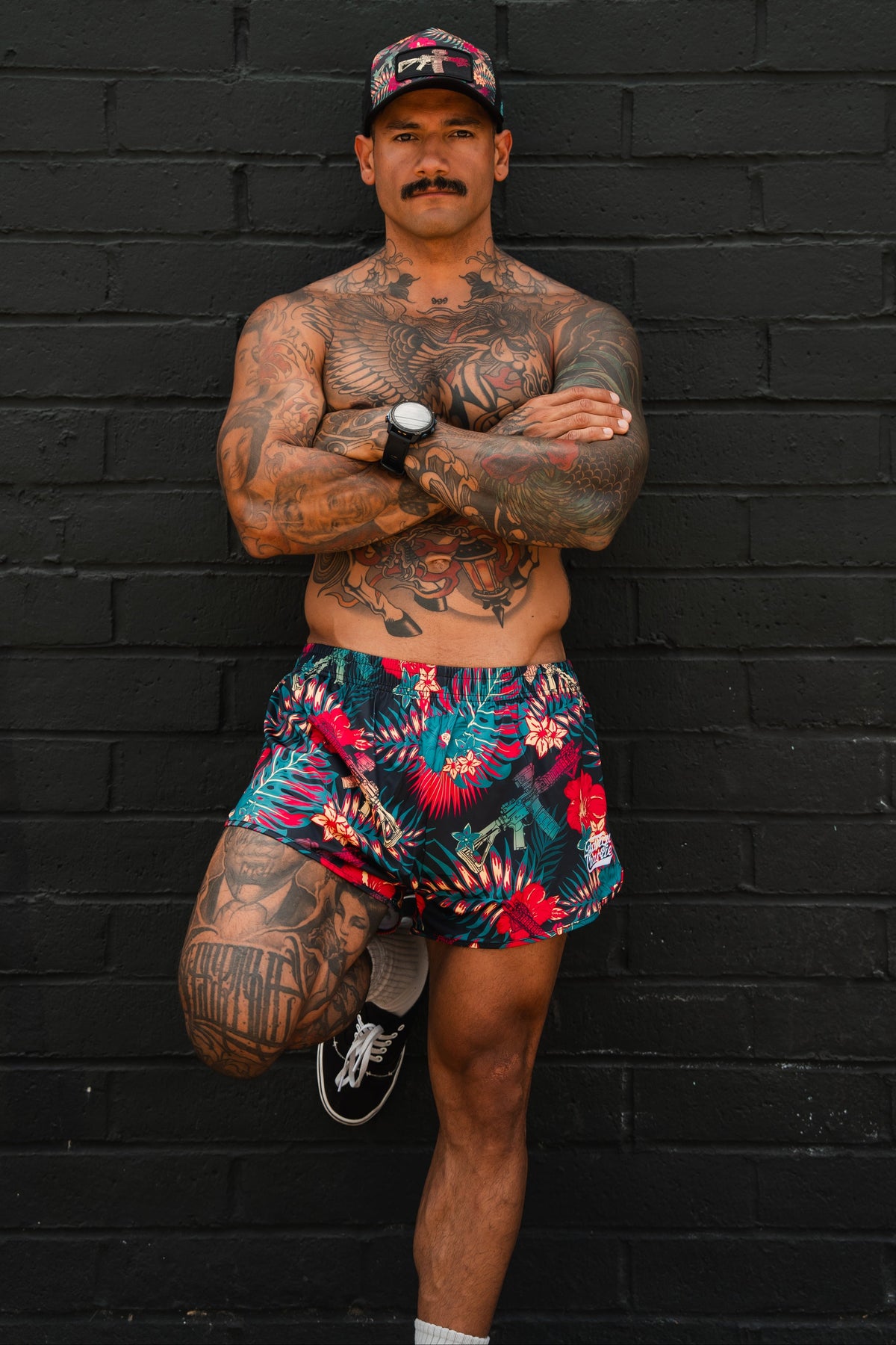 Men's Silkie Shorts | 2.5"- Tropical Assassin by Tango Charlie Apparel