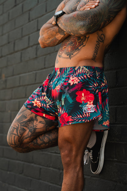 Men's Silkie Shorts | 2.5"- Tropical Assassin by Tango Charlie Apparel