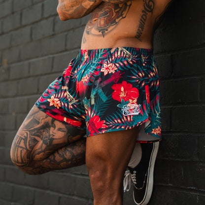 Men's Silkie Shorts | 2.5"- Tropical Assassin by Tango Charlie Apparel