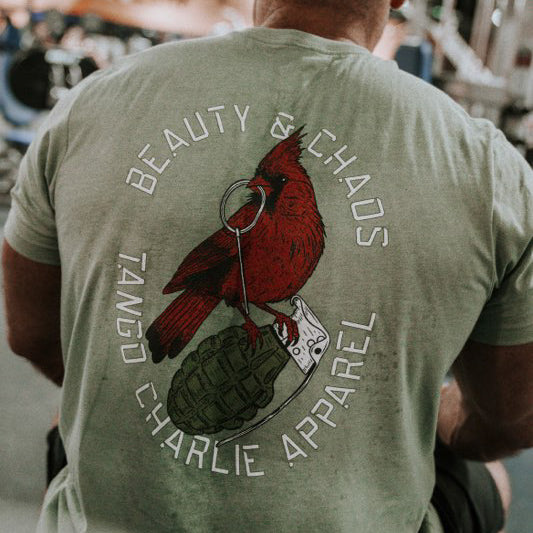 "Beauty and Chaos 2.0"- Tee by Tango Charlie Apparel