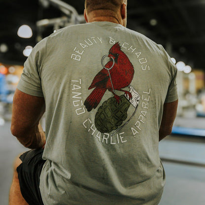 "Beauty and Chaos 2.0"- Tee by Tango Charlie Apparel