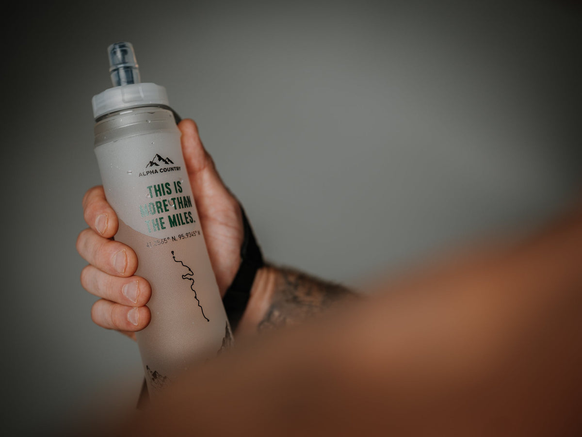 PEAK 500ml Soft Flask with Wrist Strap by Alpha Country Training + Nutrition