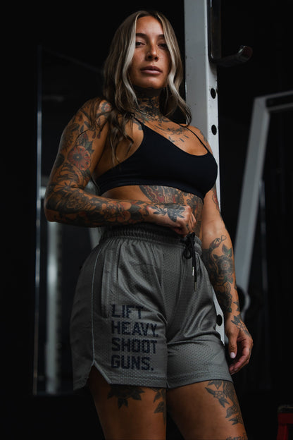 Men's Mesh Lifestyle Shorts | 5.5"- LHSG OD Green by Tango Charlie Apparel