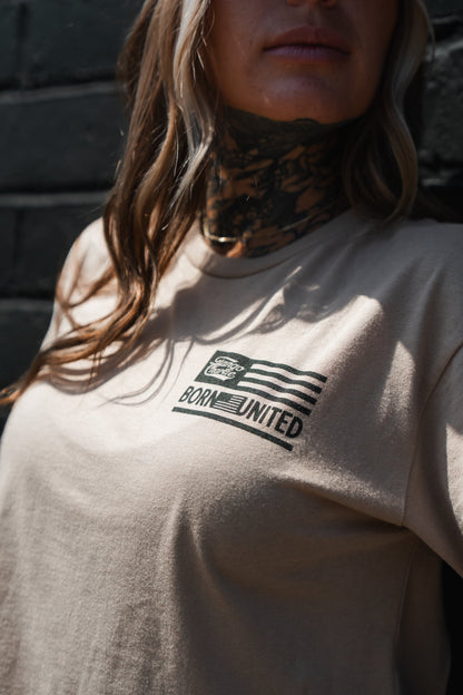 Stripes & Snipes LHSG - Women's Crop Tee by Tango Charlie Apparel