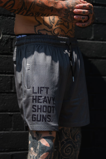Men's Mesh Lifestyle Shorts | 5.5"- LHSG OD Green by Tango Charlie Apparel