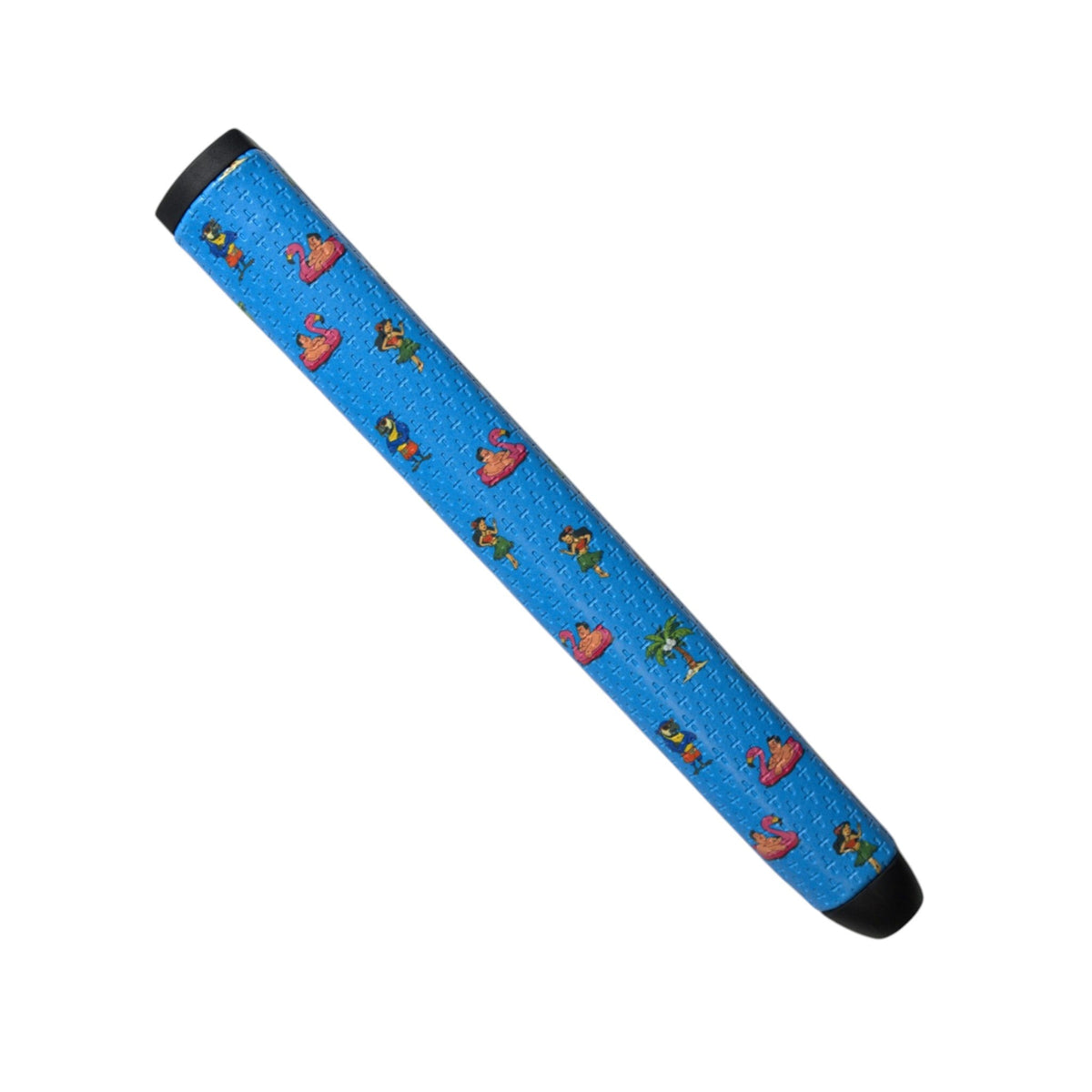 Beach Party Putter Grip | Midsize | Premium PU Material | Stable Feel | Golf | Palm Hula Parrot by Logie Joe's Golf