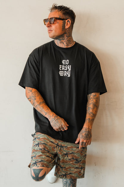 No Easy Way - Premium Oversized Tee by Tango Charlie Apparel