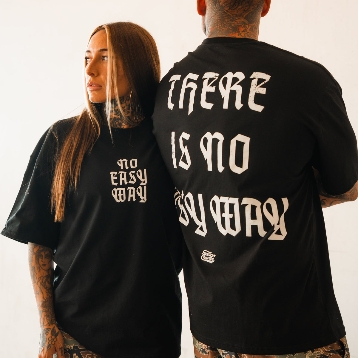 No Easy Way - Premium Oversized Tee by Tango Charlie Apparel