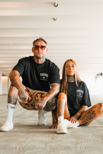 Persevere - Premium Oversized Tee by Tango Charlie Apparel