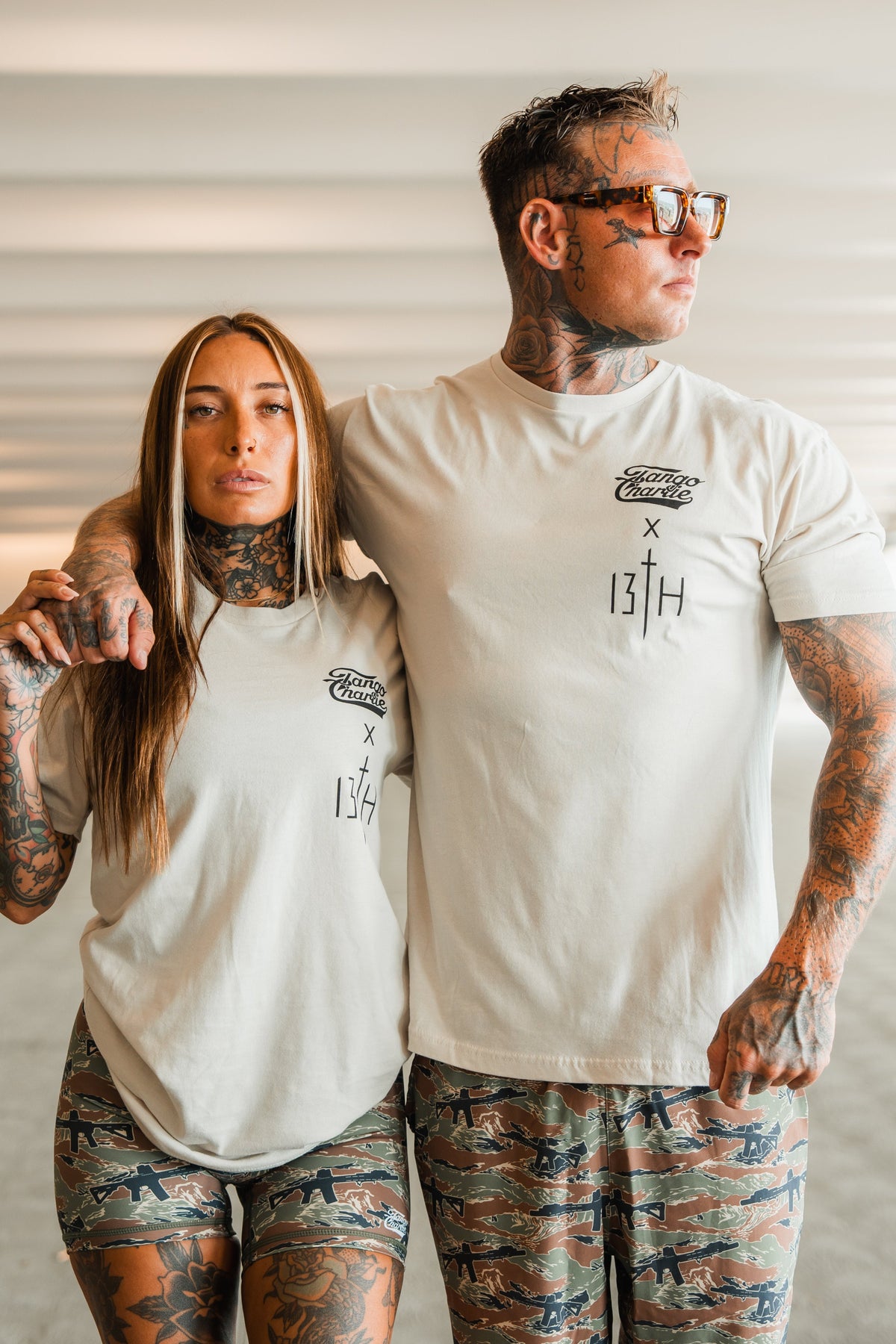 Lift Heavy. Pray Hard. - Tee by Tango Charlie Apparel
