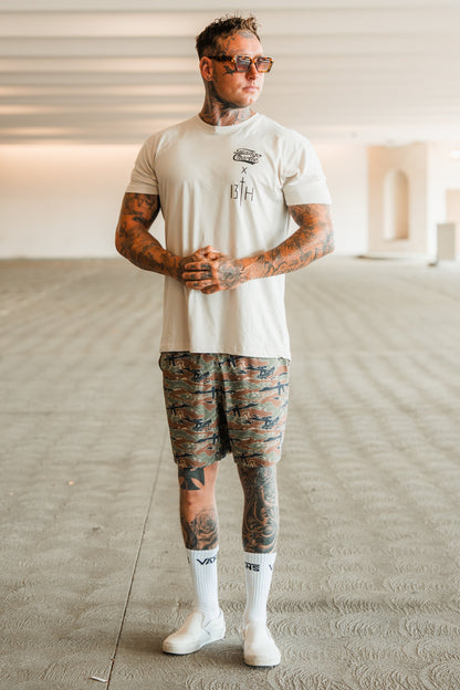 Lift Heavy. Pray Hard. - Tee by Tango Charlie Apparel