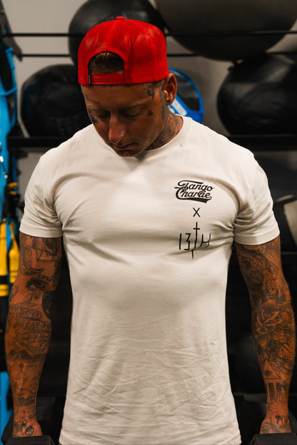 Lift Heavy. Pray Hard. - Tee by Tango Charlie Apparel