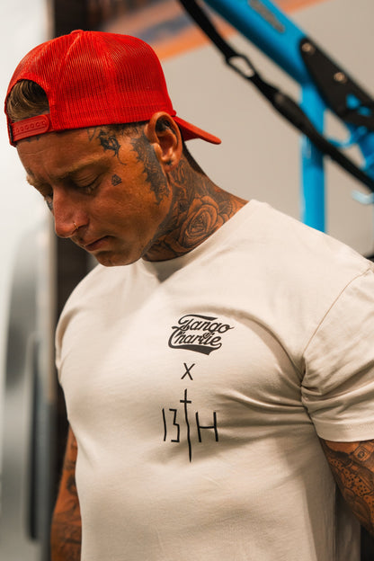 Lift Heavy. Pray Hard. - Tee by Tango Charlie Apparel