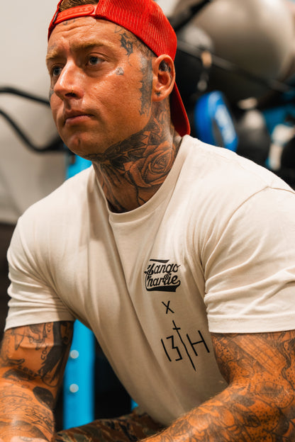 Lift Heavy. Pray Hard. - Tee by Tango Charlie Apparel