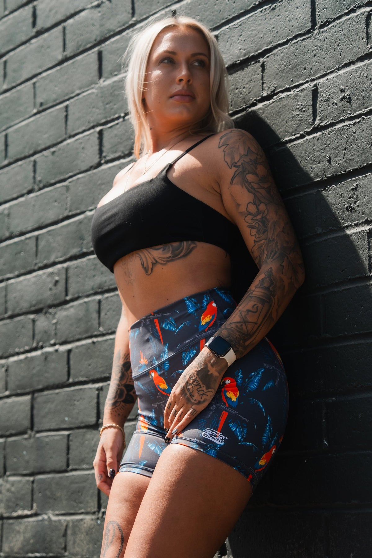 Women's High-Waisted Seamless Front Compression Training Shorts | Polly's Packing by Tango Charlie Apparel