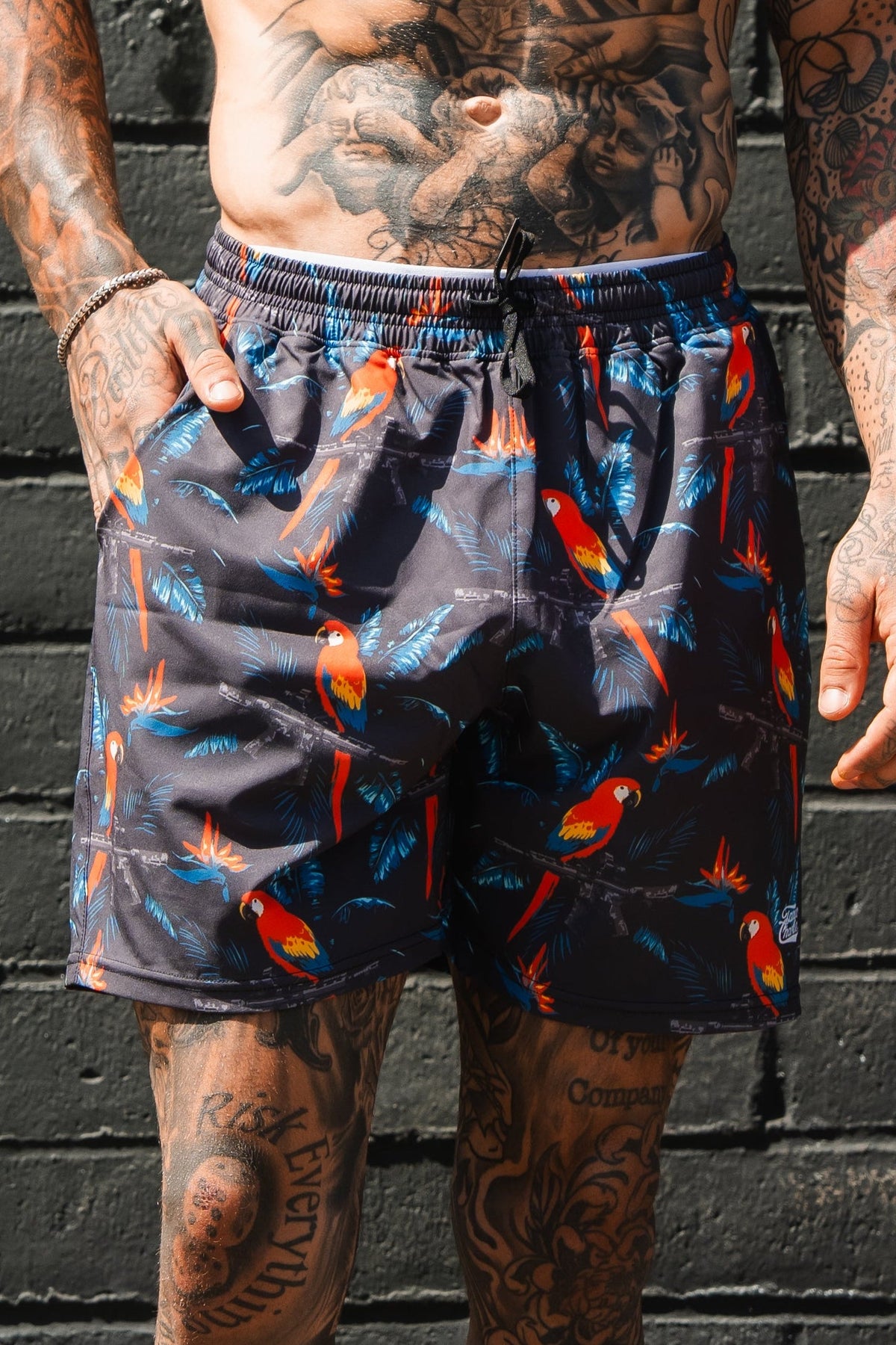 Men's Performance Training Shorts | 5.5"- Polly's Packing by Tango Charlie Apparel