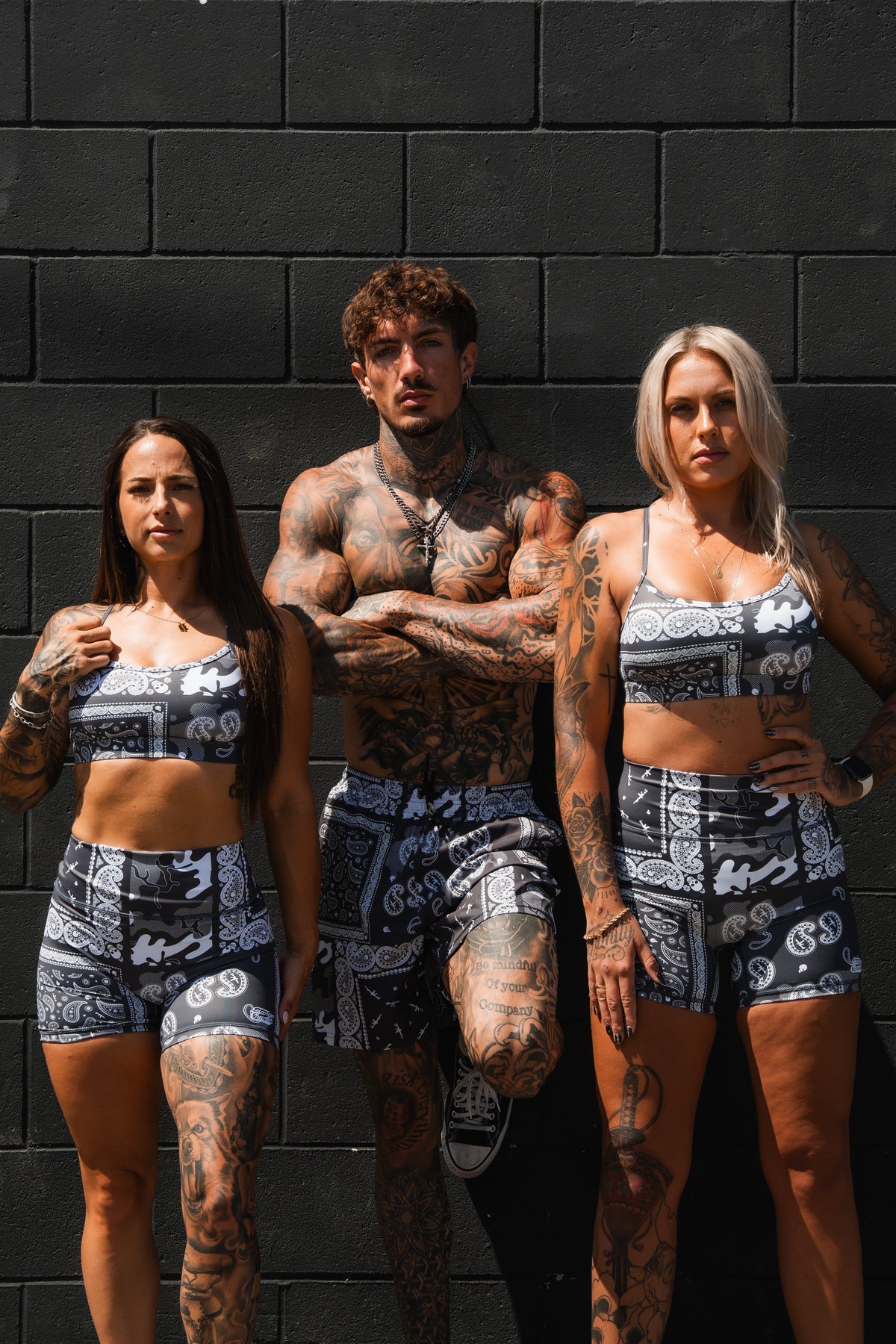 Y-Back Sports Bra | Pew Pew Paisley by Tango Charlie Apparel