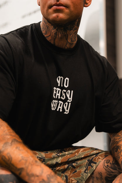 No Easy Way - Premium Oversized Tee by Tango Charlie Apparel