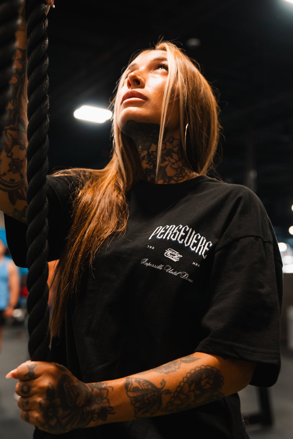 Persevere - Premium Oversized Tee by Tango Charlie Apparel