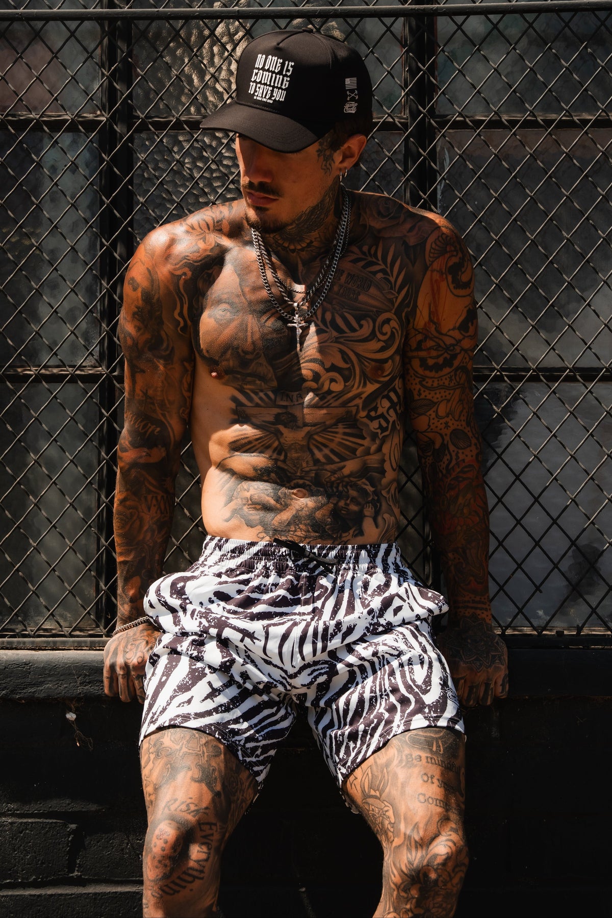 Men's Performance Training Shorts | 5.5"- Zebra Ops by Tango Charlie Apparel