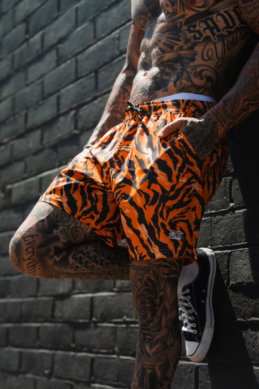 Men's Performance Training Shorts | 5.5"- Tiger Snipe by Tango Charlie Apparel