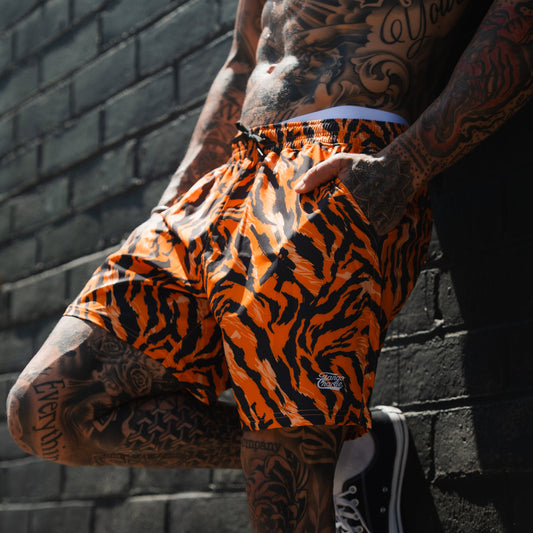 Men's Performance Training Shorts | 5.5"- Tiger Snipe by Tango Charlie Apparel