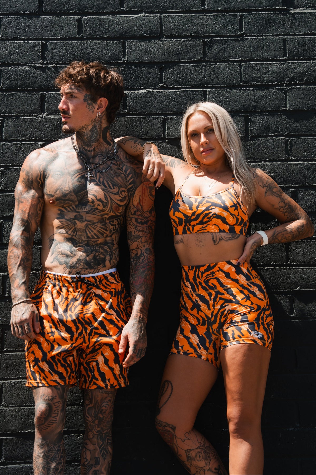 Women's High-Waisted Seamless Front Compression Training Shorts | Tiger Snipe by Tango Charlie Apparel