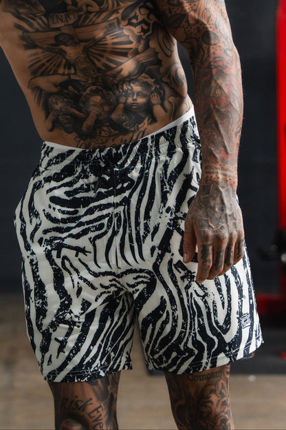 Men's Performance Training Shorts | 5.5"- Zebra Ops by Tango Charlie Apparel