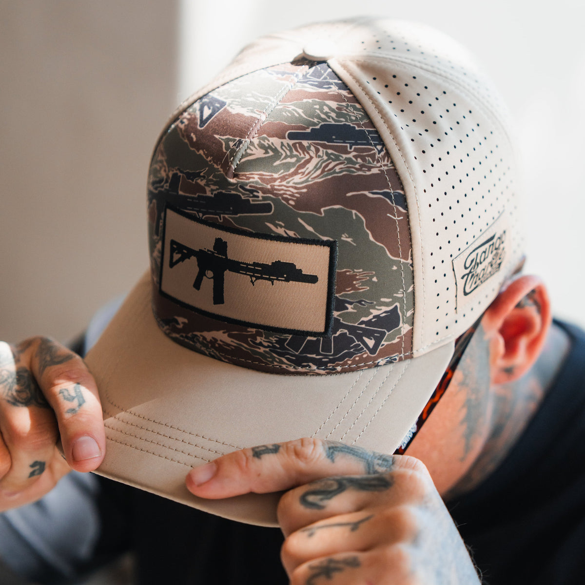 Snipes & Stripes Hydro - Snapback Hat by Tango Charlie Apparel