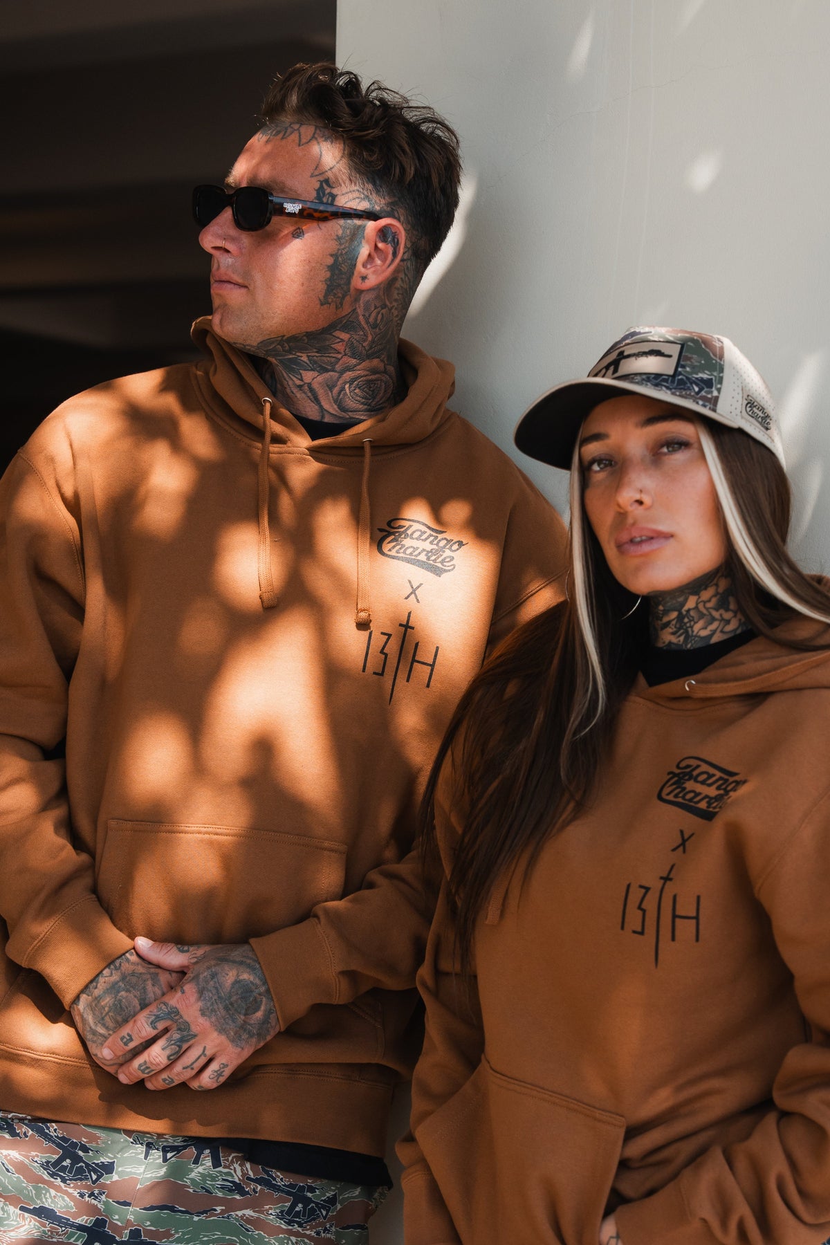 Lift Heavy. Pray Hard. - Hoodie by Tango Charlie Apparel