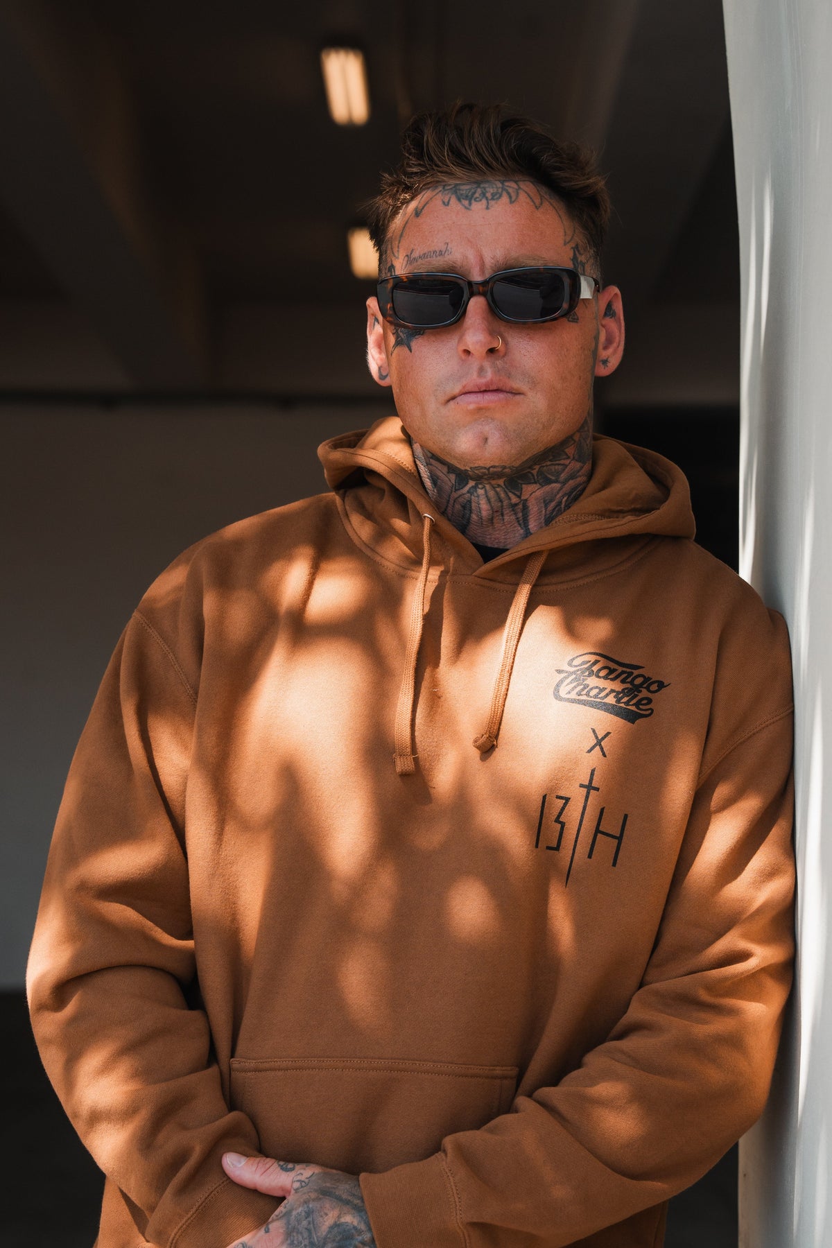 Lift Heavy. Pray Hard. - Hoodie by Tango Charlie Apparel