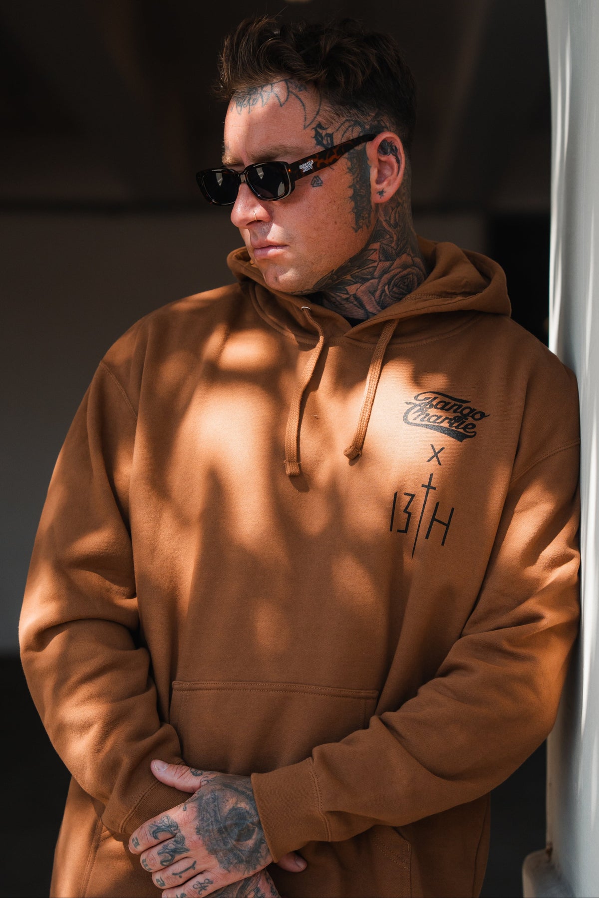 Lift Heavy. Pray Hard. - Hoodie by Tango Charlie Apparel