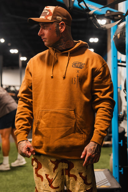 Lift Heavy. Pray Hard. - Hoodie by Tango Charlie Apparel