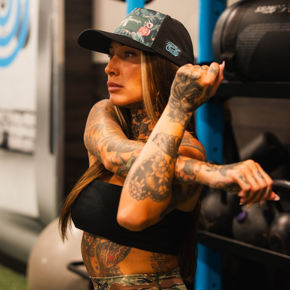 Loaded Flamingo Hydro - Snapback Hat by Tango Charlie Apparel