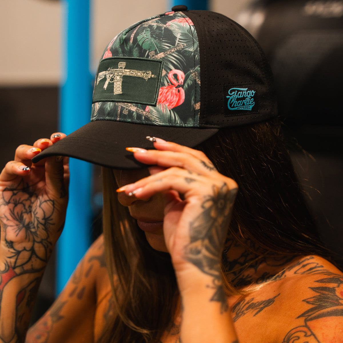 Loaded Flamingo Hydro - Snapback Hat by Tango Charlie Apparel
