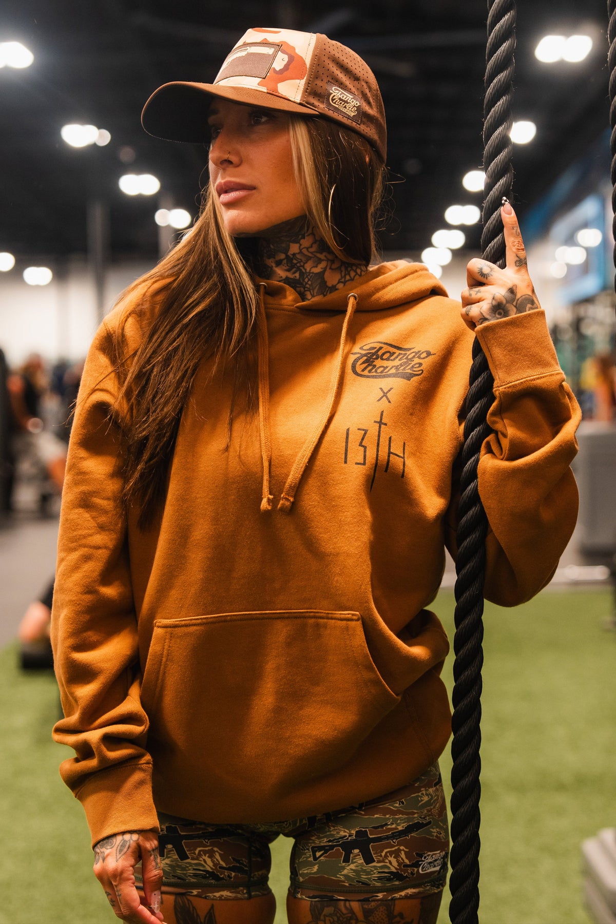 Lift Heavy. Pray Hard. - Hoodie by Tango Charlie Apparel