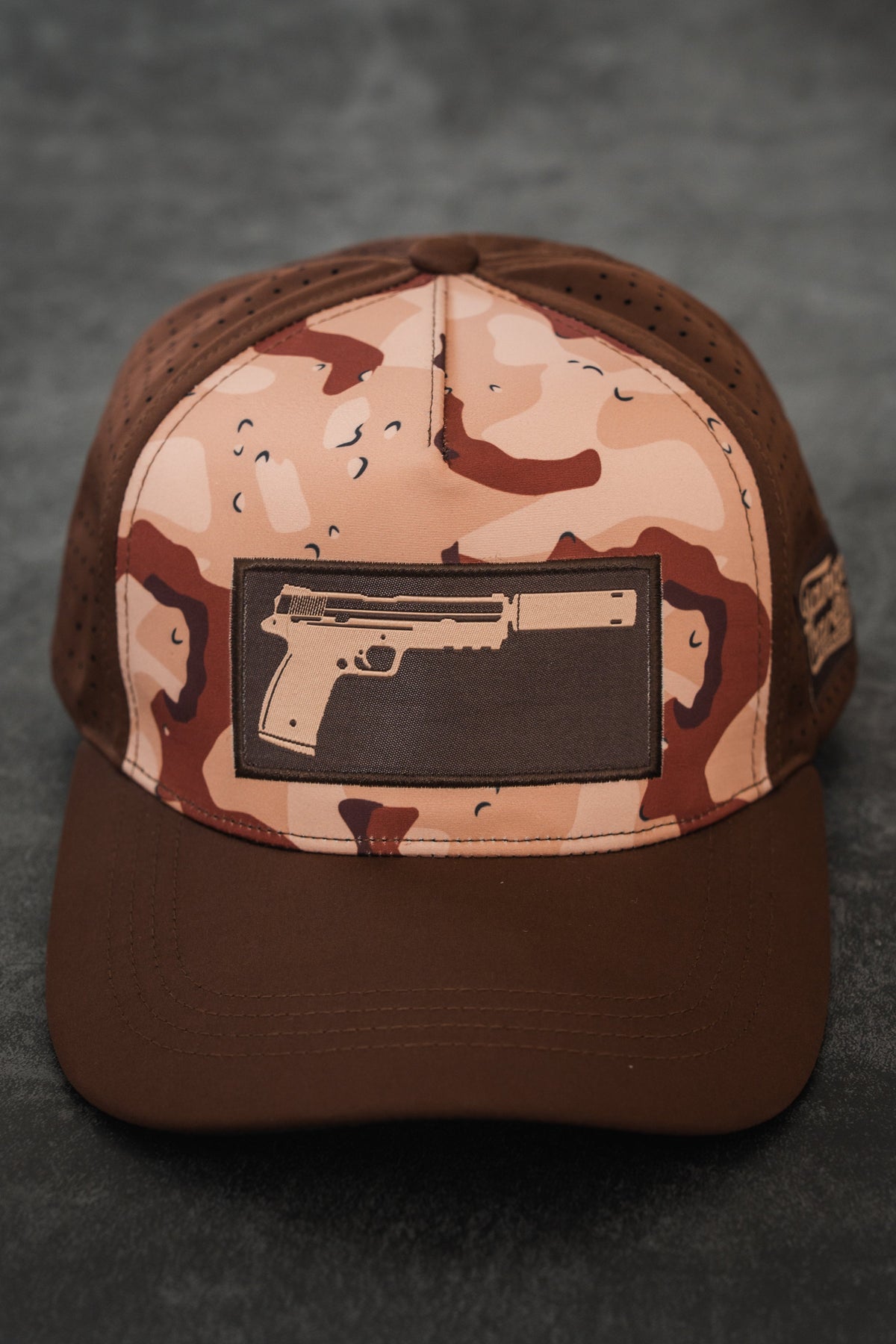 Choco Chip Silencer Hydro - Snapback Hat by Tango Charlie Apparel