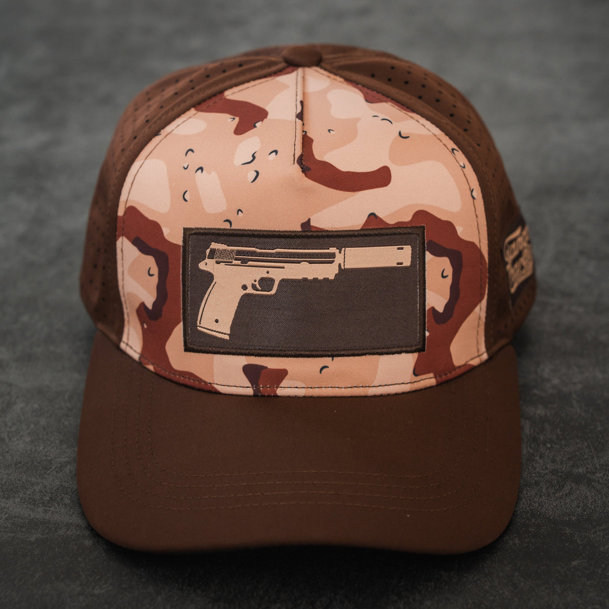 Choco Chip Silencer Hydro - Snapback Hat by Tango Charlie Apparel