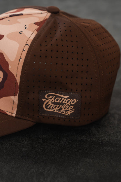 Choco Chip Silencer Hydro - Snapback Hat by Tango Charlie Apparel